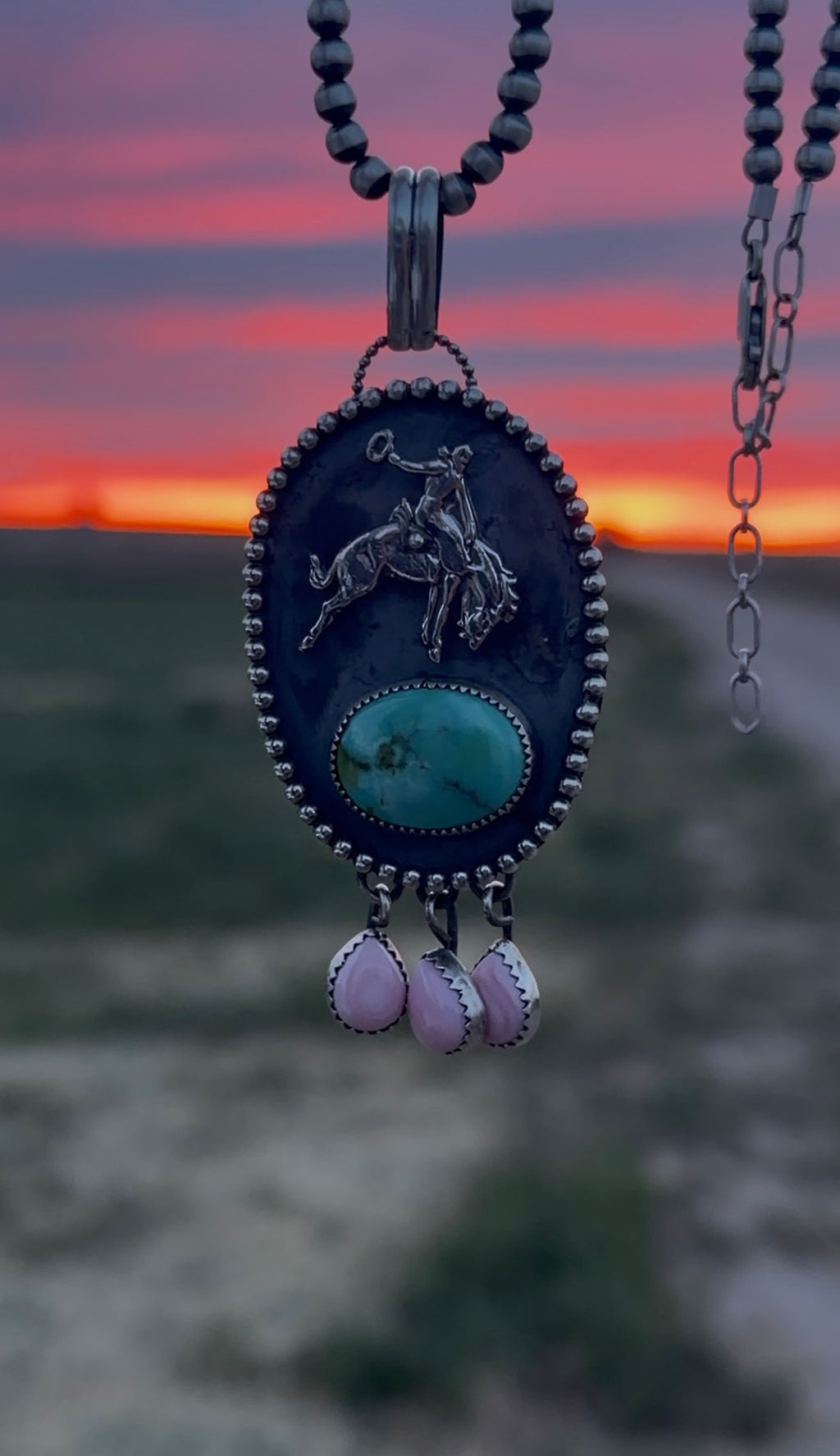 Bucking Bronc Pendant