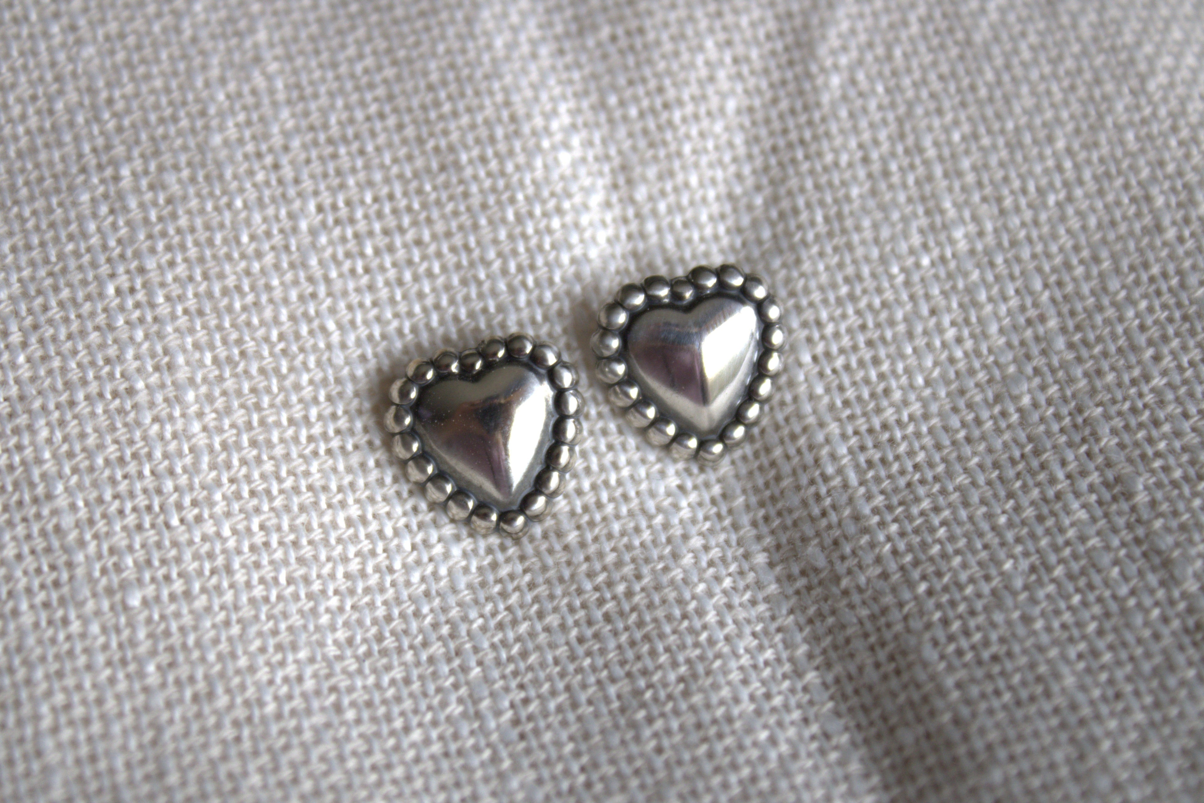 Heart Stud Earrings