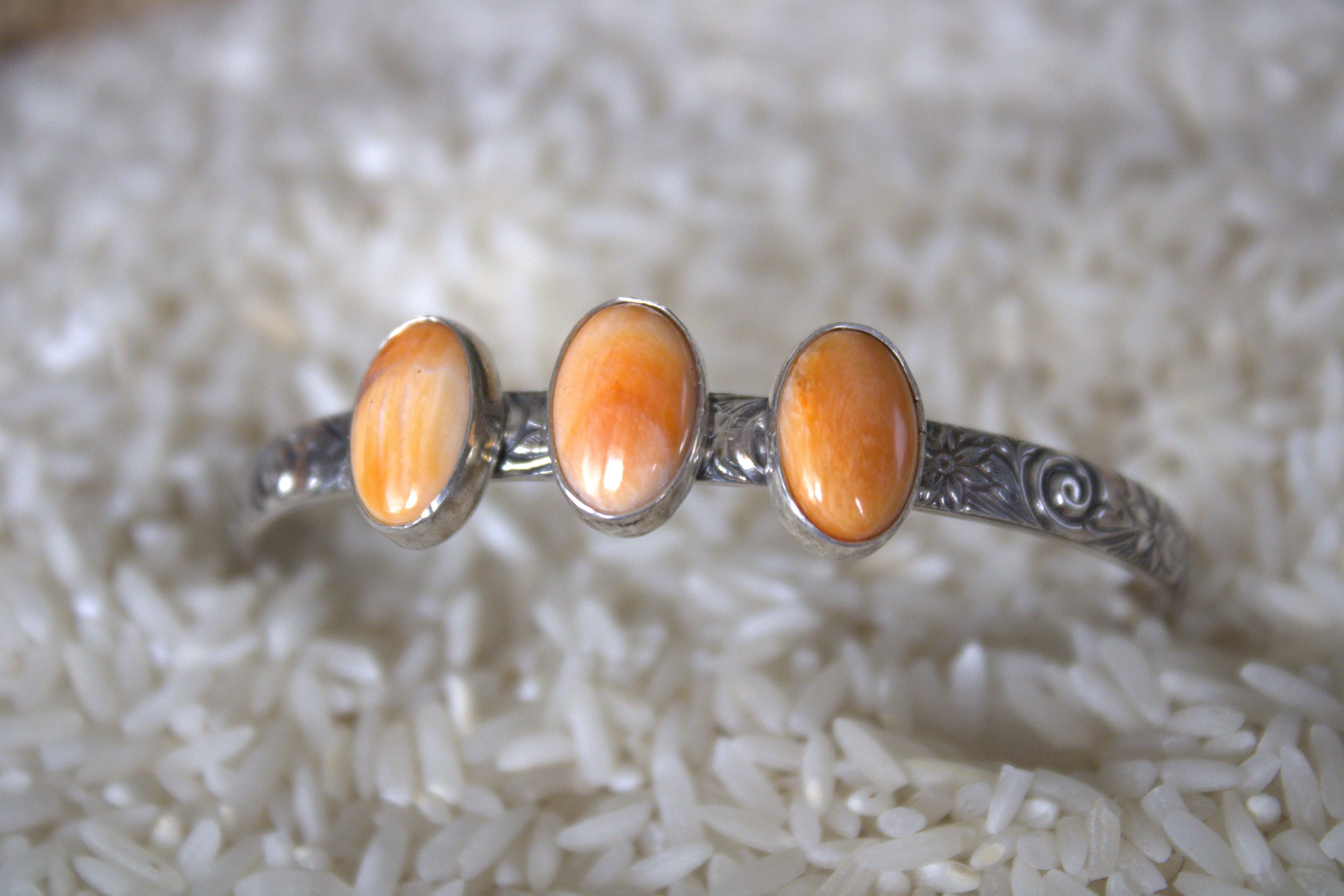 Orange Spiny Cuff