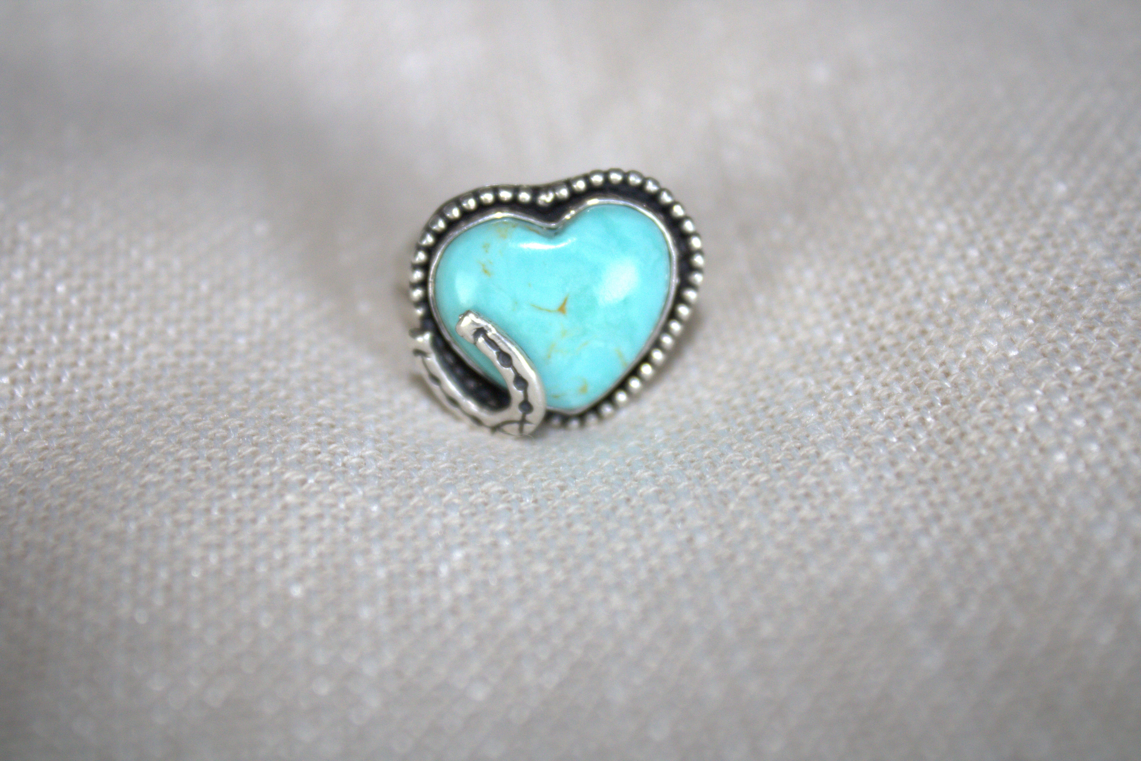 Horseshoe Heart Ring